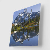 Shuksan-Wanduhr Quadratische Wanduhr (Winkel)