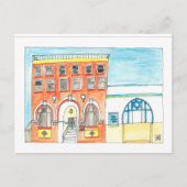 Shul am Strand Postkarte (Vorderseite)