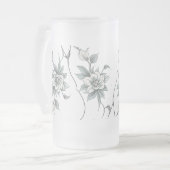 Shulutula Mattglas Bierglas (Vorderseite Links)