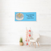 Shumai dim sum Cartoon Illustration Banner (Insitu)