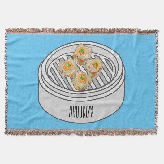 Shumai dim sum Cartoon Illustration Decke (Vorderseite)