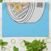 Shumai dim sum Cartoon Illustration Geschirrtuch (Gefaltet)