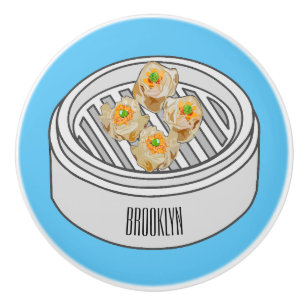 Shumai dim sum Cartoon Illustration Keramikknauf