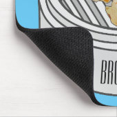 Shumai dim sum Cartoon Illustration Mousepad (Ecke)