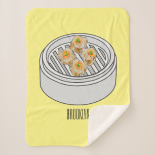Shumai dim sum Cartoon Illustration Sherpadecke