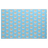 Shumai dim sum Cartoon Illustration Stoff (Fat Quarter (45,7 x 55,9 cm))