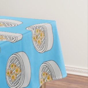 Shumai dim sum Cartoon Illustration Tischdecke