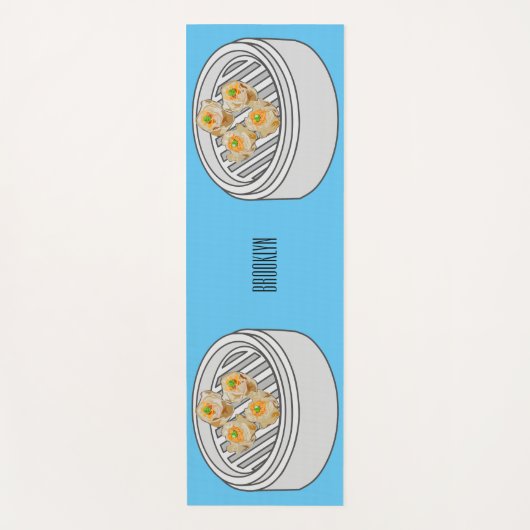 Shumai dim sum Cartoon Illustration Yogamatte (Vorderseite)
