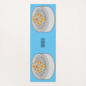 Shumai dim sum Cartoon Illustration Yogamatte (Rückseite)