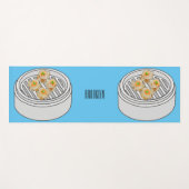 Shumai dim sum Cartoon Illustration Yogamatte (Vorderseite (Horizontal))
