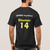 Shumans kundenspezifisches Team-Shirt T-Shirt (Rückseite)