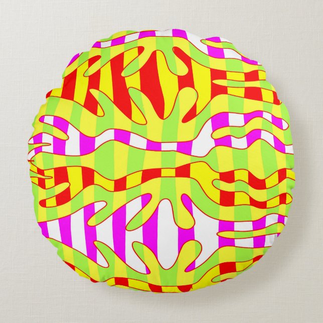 Shumr Rundes Kissen (Vorderseite)