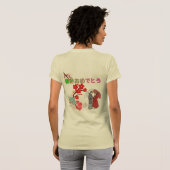 Shunbun omedetō light creme T-Shirt (Schwarz voll)