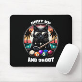 Shup and Shoot Funny Billiard Shirt 9 Ll Pool Mousepad (Mit Mouse)