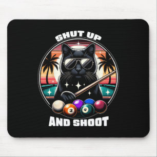 Shup and Shoot Funny Billiard Shirt 9 Ll Pool Mousepad