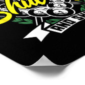Shup and Shooting Funny Pool Billiard Snooker Gesc Poster (Ecke)