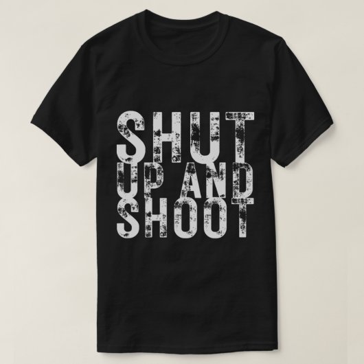 Shup und Shoot Billiard 8 Ball Pool Player Funn T-Shirt (Design vorne)