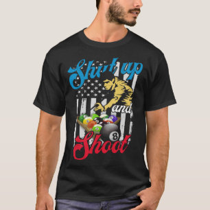 Shup und Shoot Billiard 8 Ball Pool Player T-Shirt