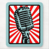 Shure 55S Vintages Mikrofon Mousepad (Vorne)