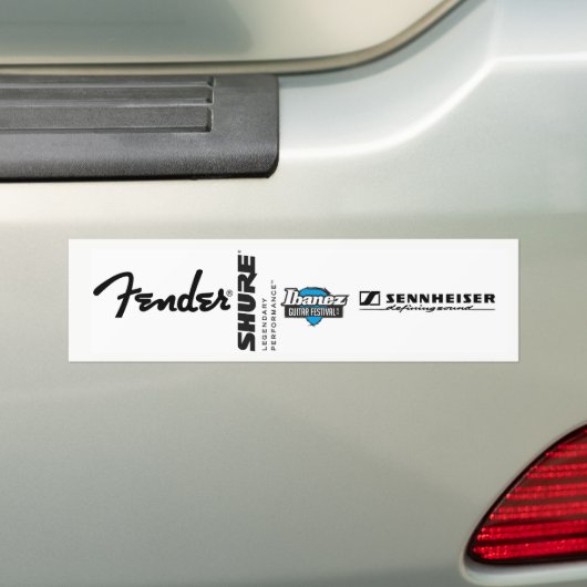 Shure Ibanez Bumper Sticker spalten Autoaufkleber (Auf Auto)