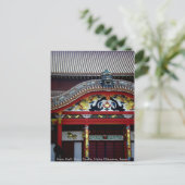 Shuri Castle/Greetings from Okinawa, Japan Postkarte (Stehend Vorderseite)