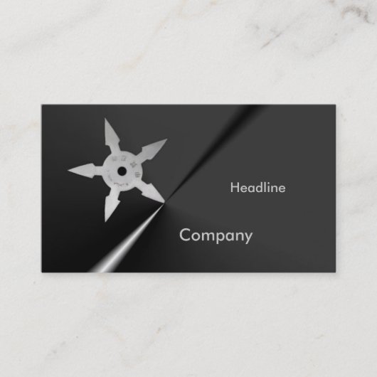 Shuriken Business Card Visitenkarte (Vorderseite)