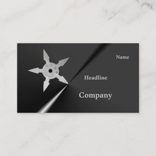 Shuriken Visitenkarte (Vorderseite)