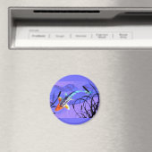 Shusui Koi im Lila Teich mit Käfern Magnet (In Situ (Geschirrspüler))