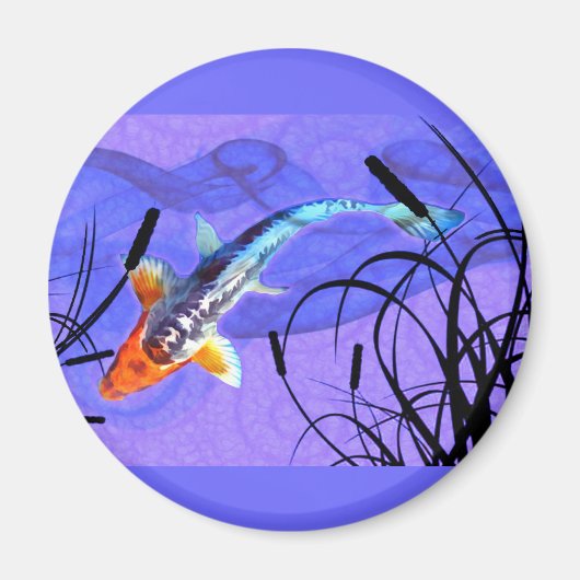 Shusui Koi im Lila Teich mit Käfern Magnet (Vorne)