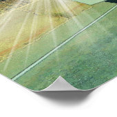 Shuswap Cargo Freight Truck Highway Art Poster (Ecke)