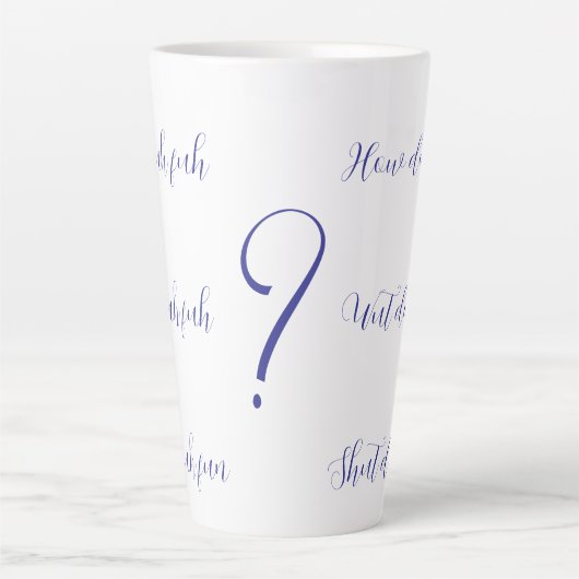 Shut Duh Fuh Cup Milchtasse (Vorderseite)