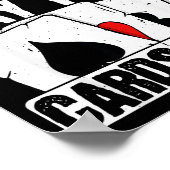 Shut Up And Play Your Cards Right Funny Ker Texas  Poster (Ecke)