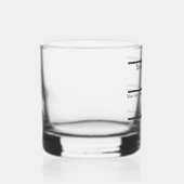 "Shut up Brain" Zitat schwarzer Text Whiskyglas (Rechts)