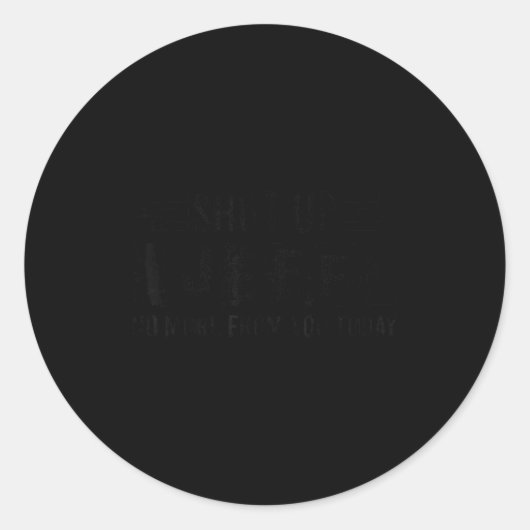 Shut Up Jeff No More From You Funny D Name  Runder Aufkleber (Vorderseite)