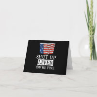 Shut up Liver Du bist fein Drinking Funny Beer USA
