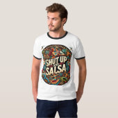 Shut Up und Salsa T - Shirt - Bold, Fun T-Shirt (Vorne ganz)