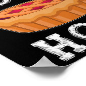 Shut Your Pie Hole Hilarious Sarcastic Thanksgivin Poster (Ecke)