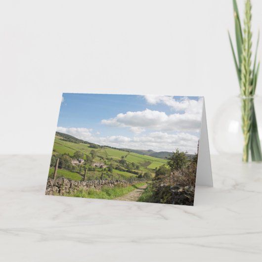 Shutlingsloe Cheshire England Karte (Vorderseite)