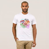 SHUTTER! Retro Angesagt Bella Leinwand T-Shirt (Vorne ganz)