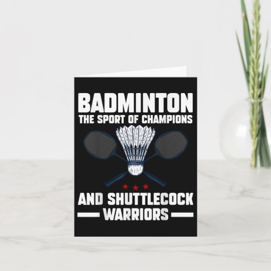 Shuttle Badminton 1 Karte (Vorderseite)