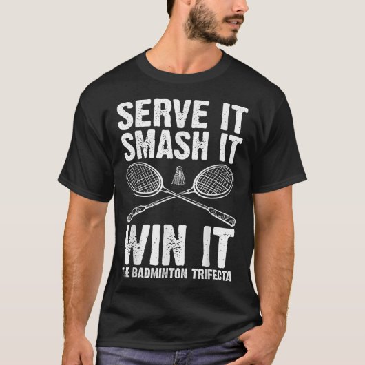 Shuttle Badminton _9 T-Shirt (Vorderseite)