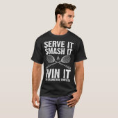 Shuttle Badminton _9 T-Shirt (Vorne ganz)