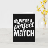 Shuttle Badminton Coach Perfect Badminton Player Karte (Gelbe Blume)