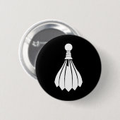 Shuttle Badminton Instructor Button (Vorne & Hinten)