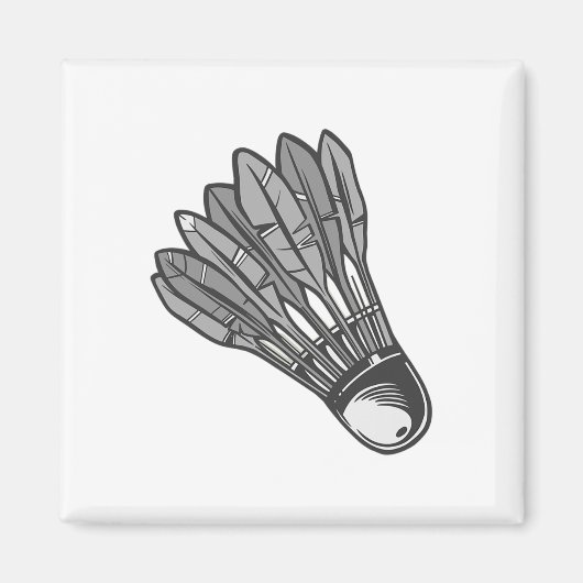 Shuttle Badminton Liebe Team Player Coach 1 Magnet (Vorne)