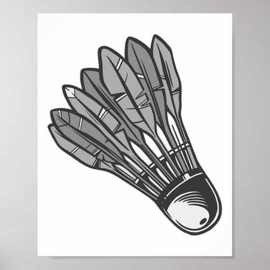 Shuttle Badminton Liebe Team Player Coach 1 Poster (Vorne)