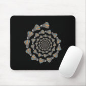 Shuttle Badminton Liebe Team Player Coach Mousepad (Mit Mouse)