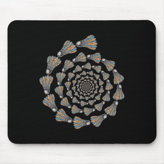 Shuttle Badminton Liebe Team Player Coach Mousepad (Vorne)