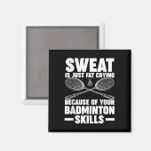 Shuttle Badminton Magnet (Vorderseite/Rückseite)