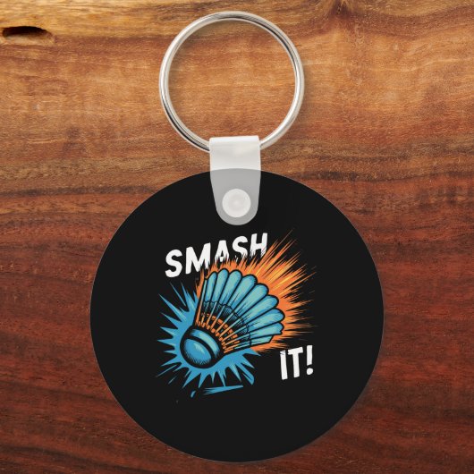 Shuttle Badminton Match Schlüsselanhänger (Vorderseite)